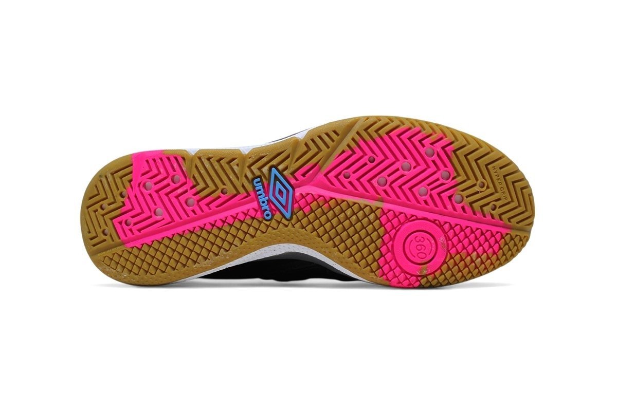 Tenis Futsal Umbro Adamant Master Class Pro Bump - unissex - preto e branco Preto 4