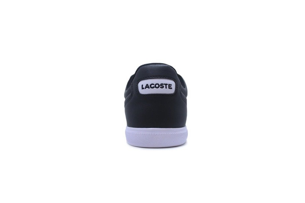 Tenis Lacoste Europa - masculino - preto e branco Preto 3
