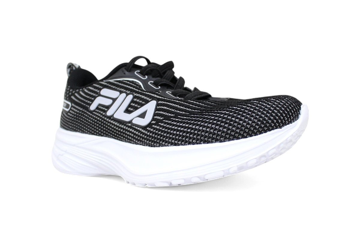 Tenis Fila Speed Infantil - unissex - preto e branco Preto 2