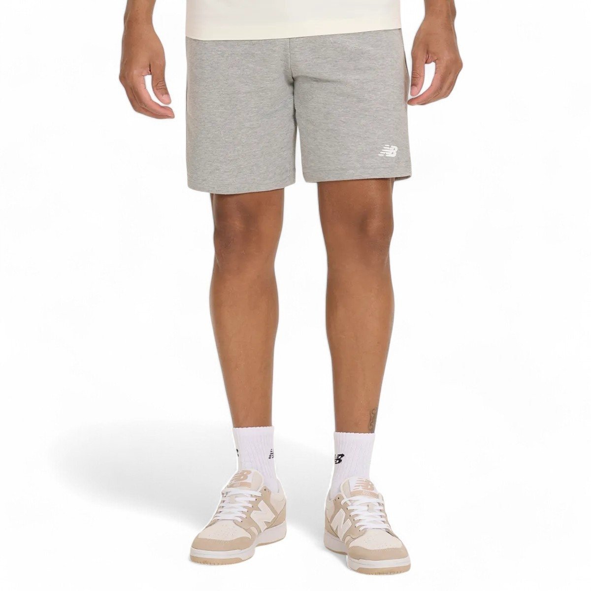 Bermuda New Balance Essentials - masculino - cinza