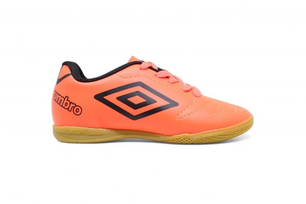 Tenis futsal Umbro Class 2.2 Jr infantil - unissex - laranja