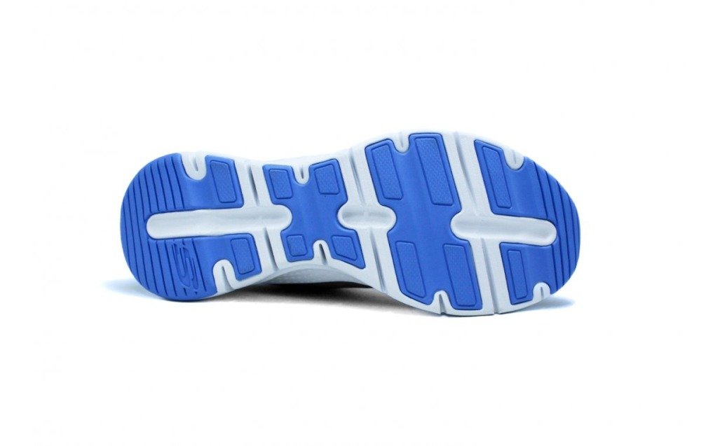 Tenis Skechers Arch Fit - Big Appeal - feminino - cinza e azul claro Azul 4