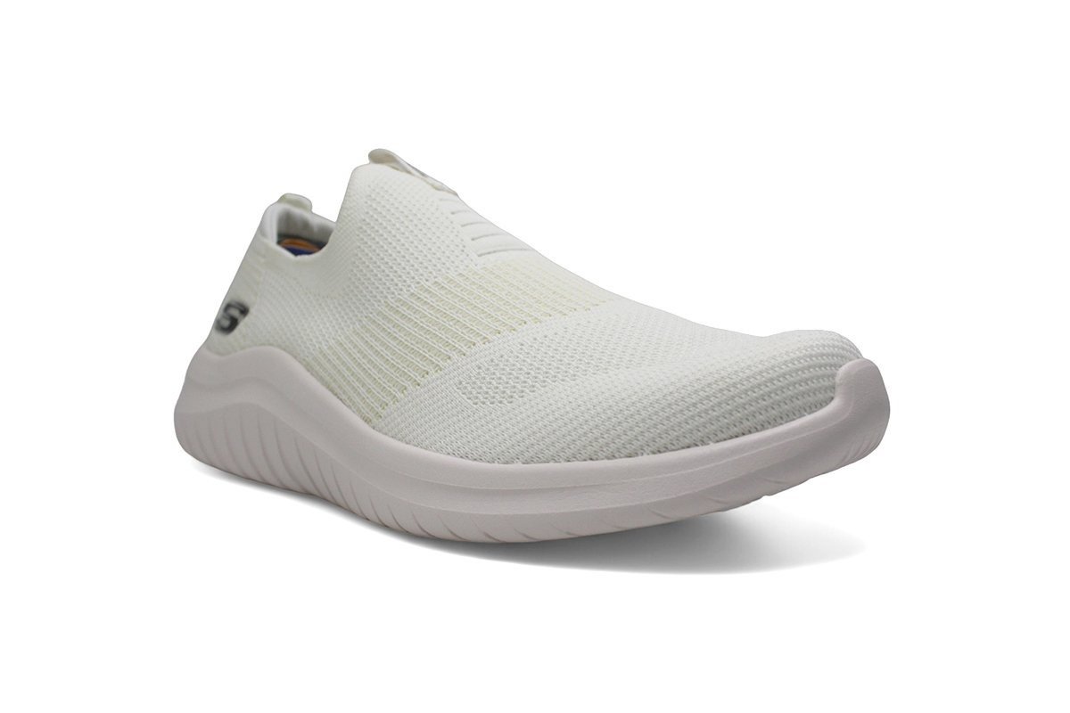 Tenis Skechers Ultra Flex 2.0 - Mirkon - masculino - branco e bege Branco 2