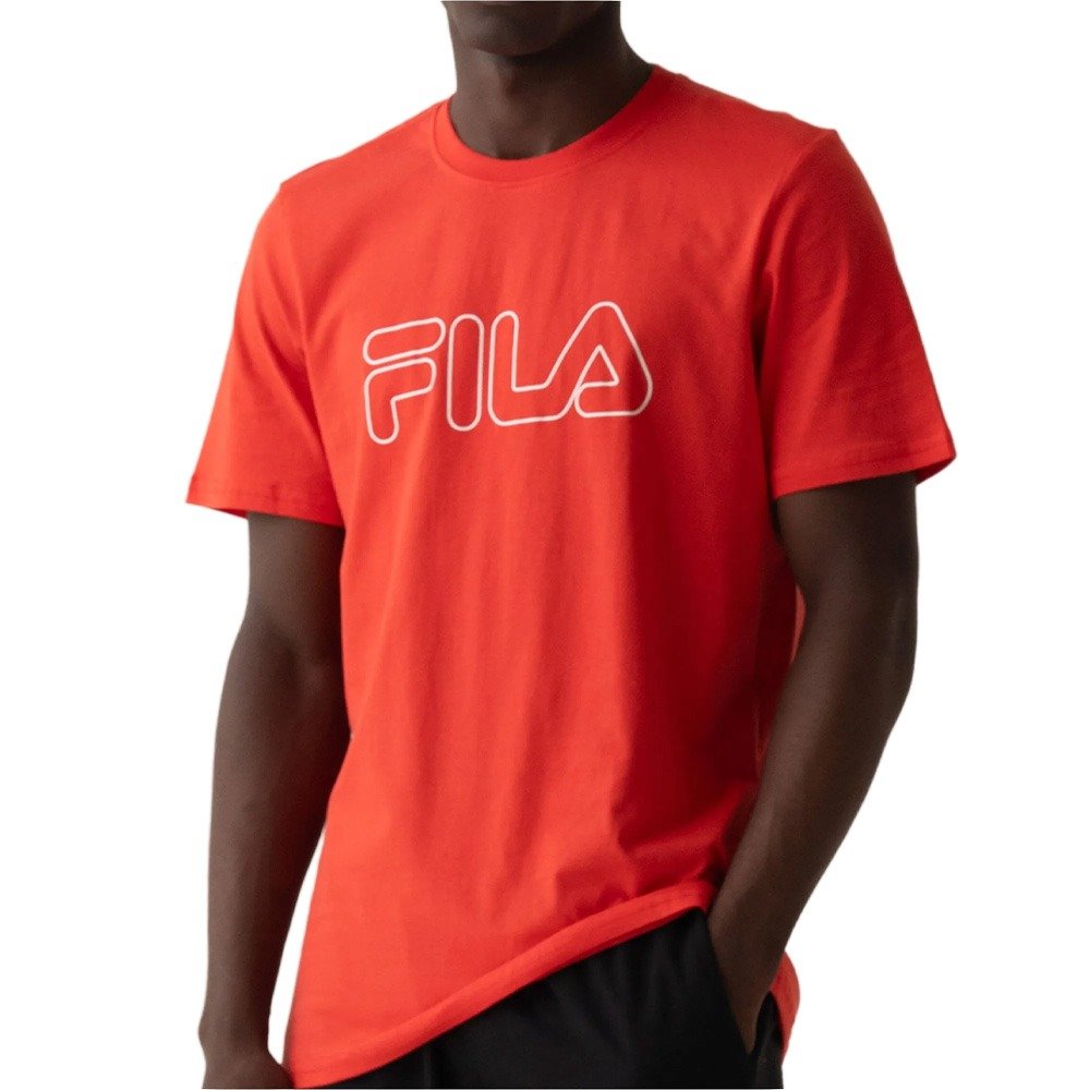 Camiseta Fila Letter Outline Vermelho 4