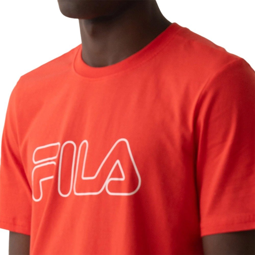 Camiseta Fila Letter Outline Vermelho 5