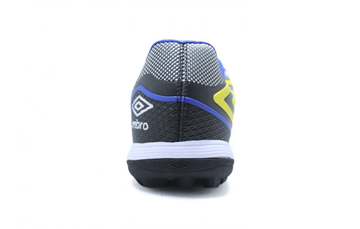 Chuteira Society Umbro Pro 5 Bump Club - unissex - branco e amarelo Branco 3