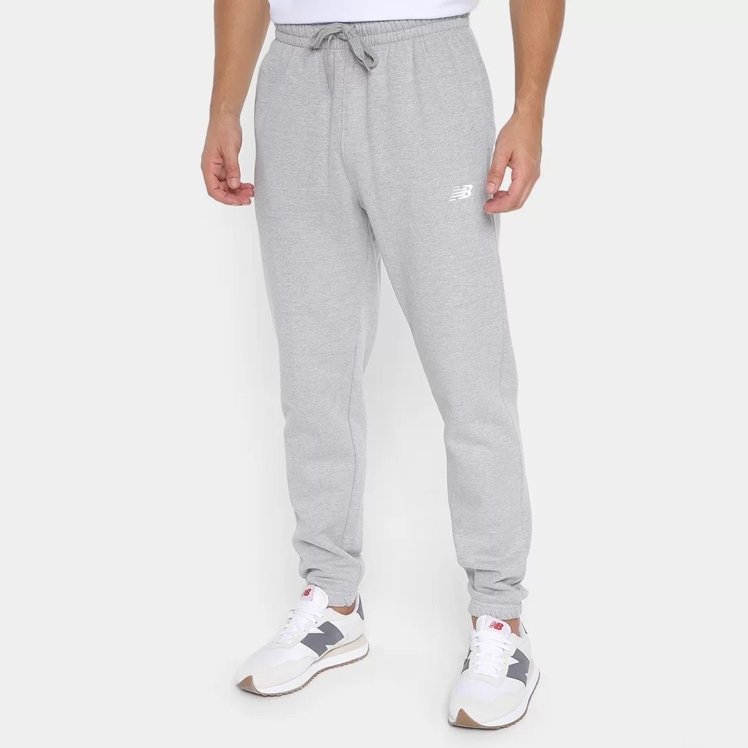 Calca New Balance Essentials - masculino - cinza