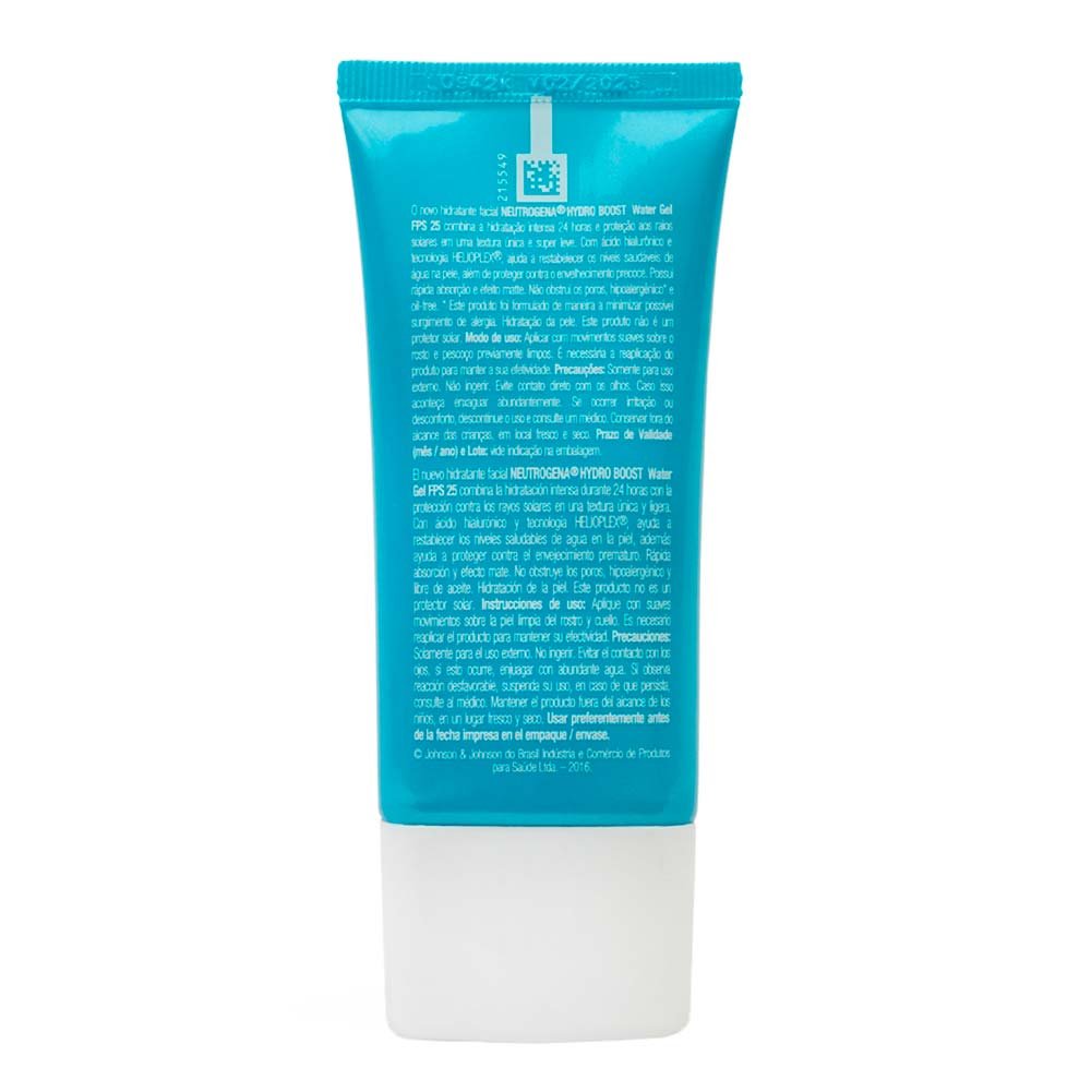 Gel Hidratante Facial Hydro Boost Water Neutrogena FPS25 40g 3