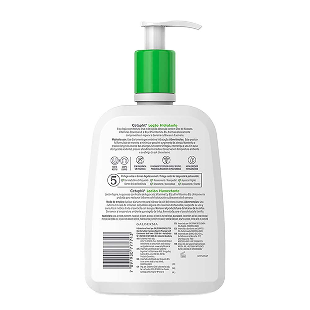 Cetaphil Loção Hidratante Pele Normal a Seca - Hidratante Corporal 473ml 8