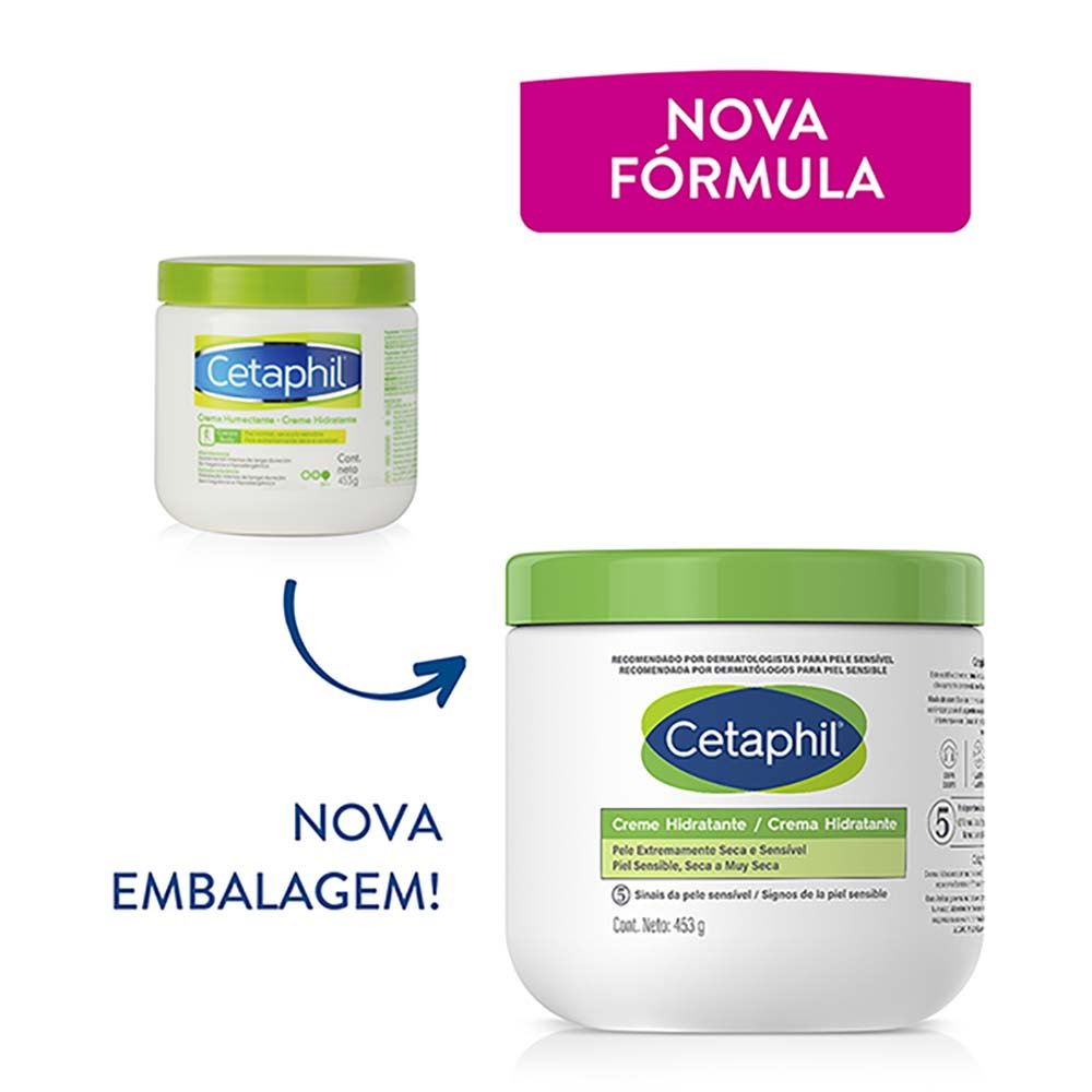 Cetaphil Creme Hidratante Pele Extremamente Seca - Creme Hidratante Corporal 453g 2