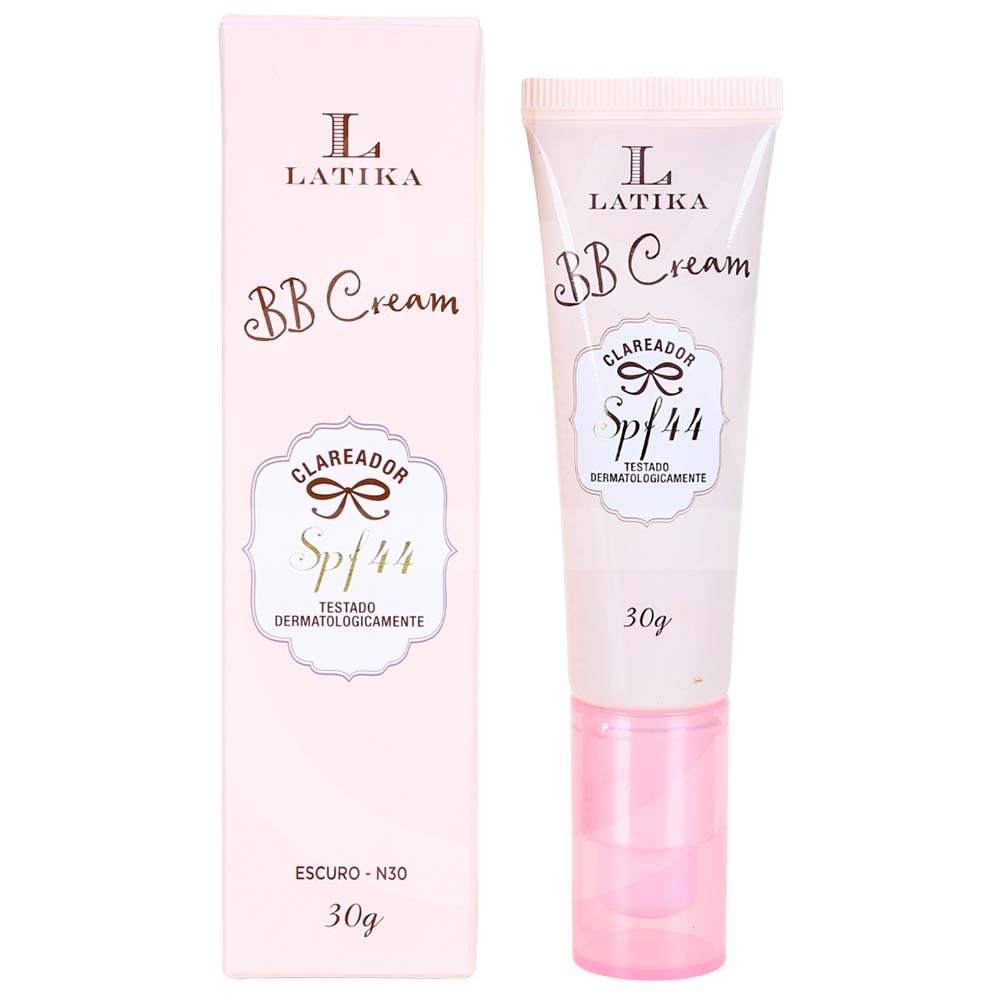 BB Cream Clareador SPF44 Latika 30g Escuro 4