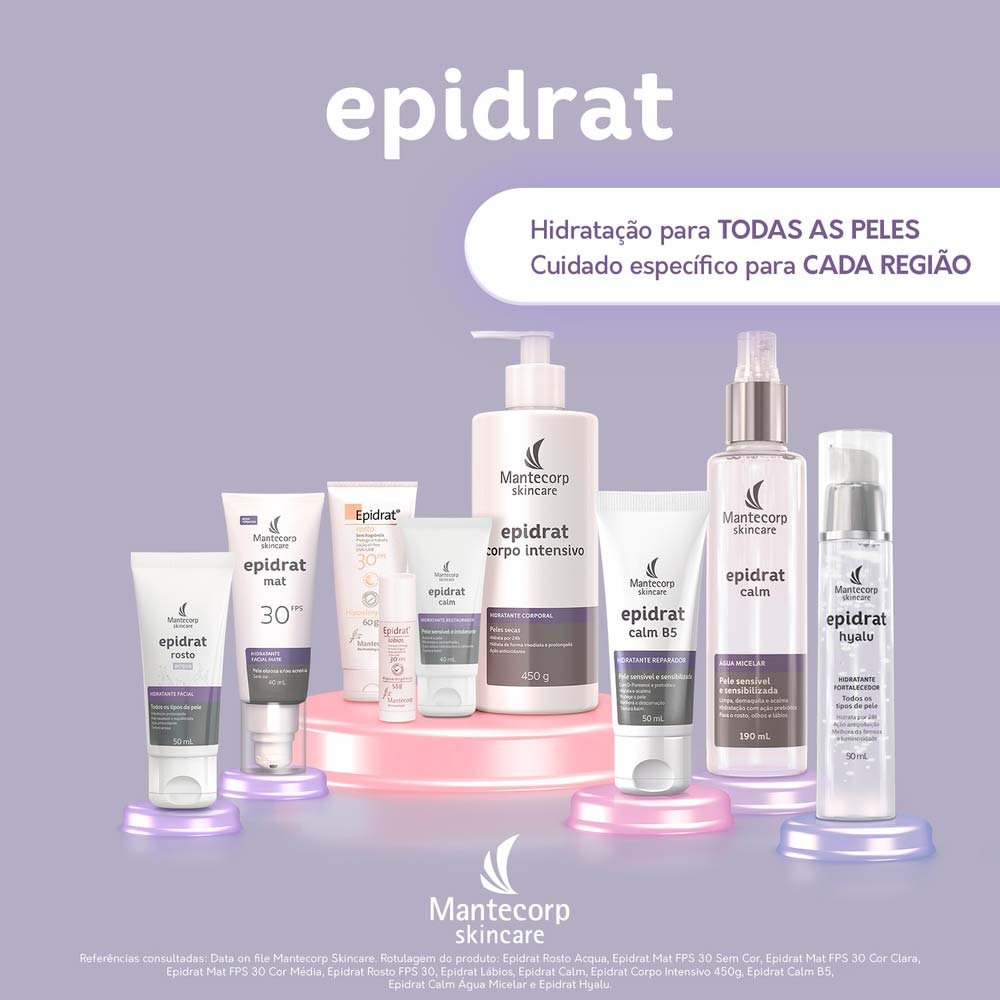 Hidratante Facial Epidrat Calm Mantecorp Skincare 40g 4