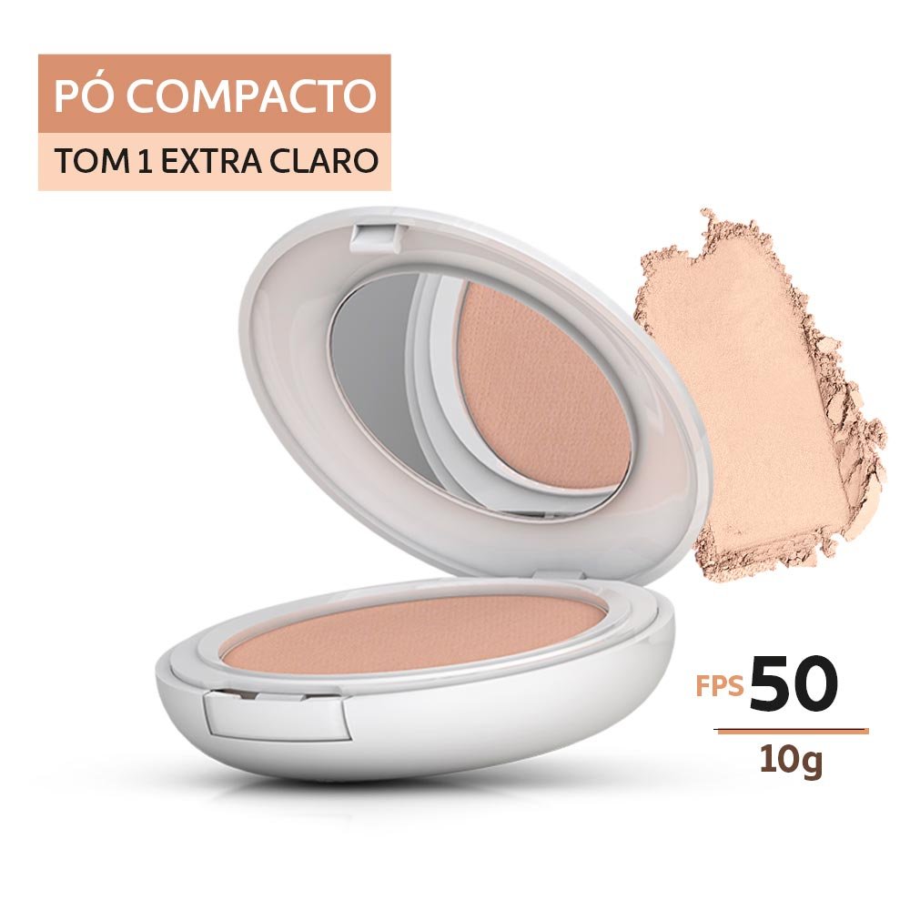 Pó Compacto Protetor Solar FPS 50 Episol - Mantecorp Skincare Extra clara 4