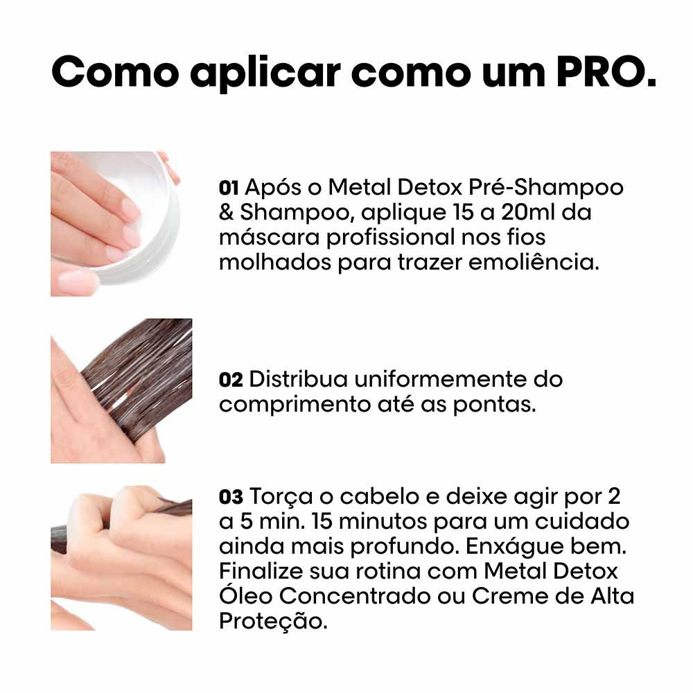 Shampoo L’Oréal Professionnel Metal Detox 300ml 8
