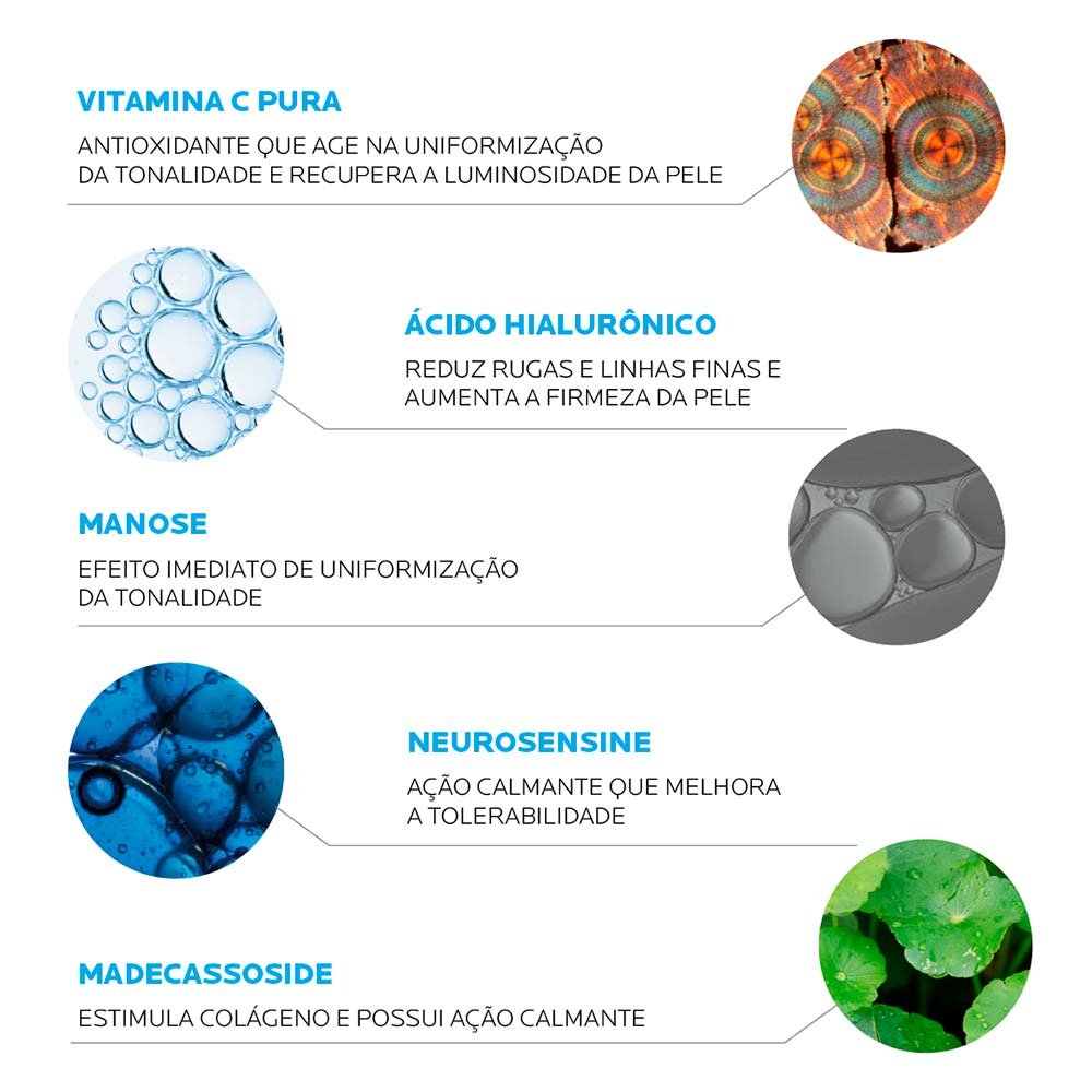 Creme Facial Anti-Idade La Roche-Posay Pure Vitamin C FPS25 40ml 4