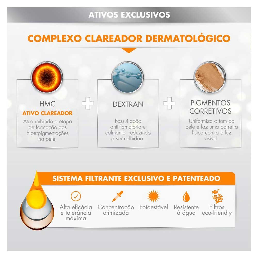 Protetor Solar Clareador Avène Mat Perfect FPS 70 – 40g Claro 6