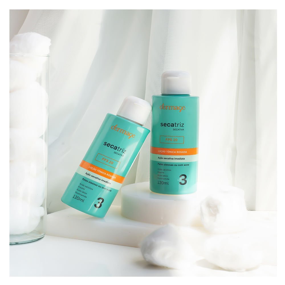 Loção Tônica Dermage - Secatriz Rosada 120ml 2