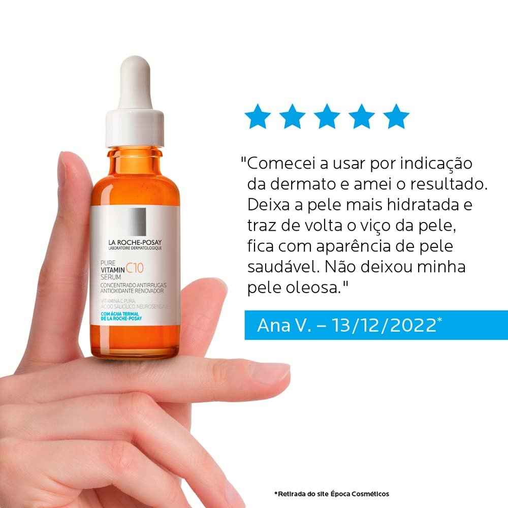 Sérum Facial Anti-Idade La Roche-Posay Pure Vitamin C10 30ml 7