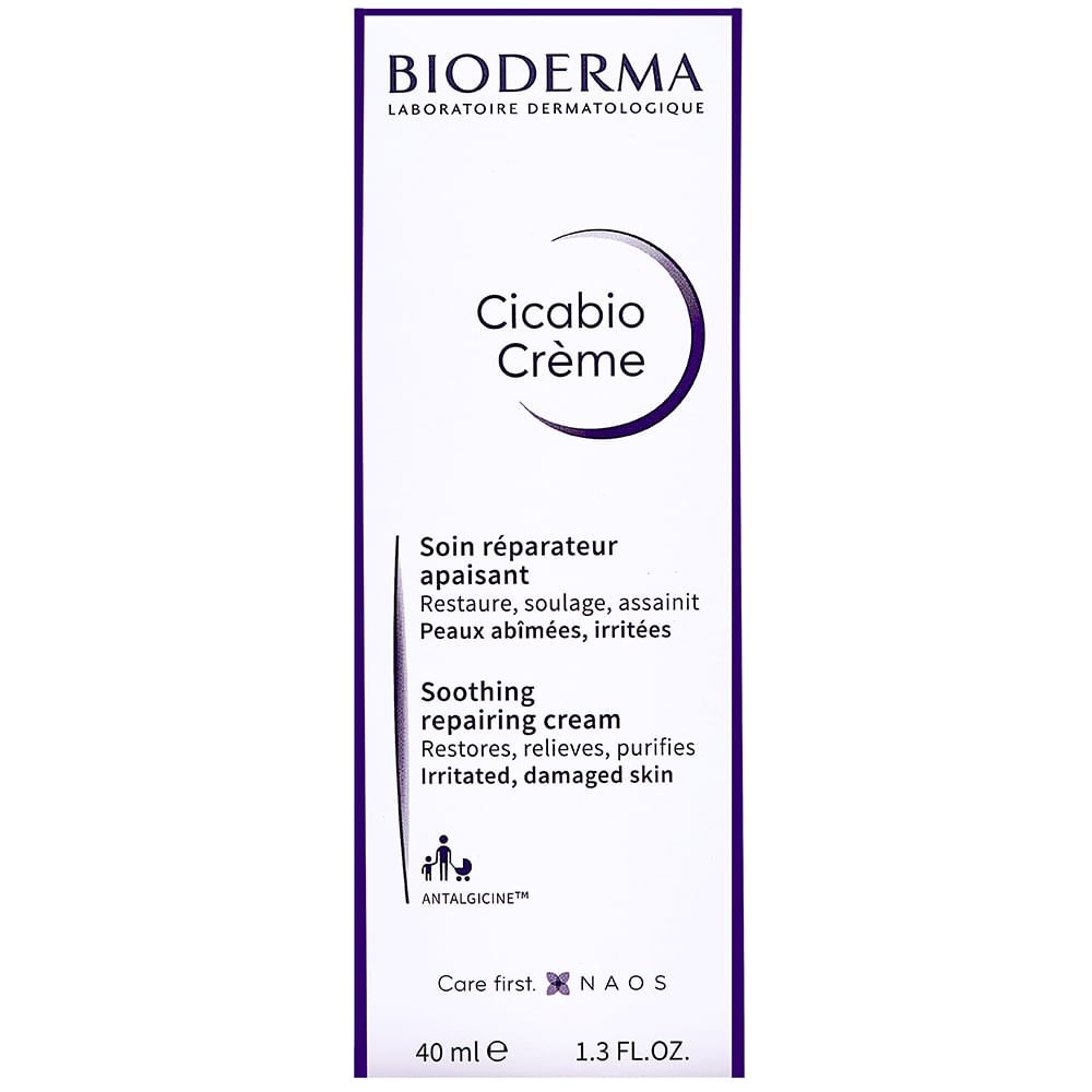 Hidratante Reparador Calmante Bioderma - Cicabio Crème+ 40ml 3