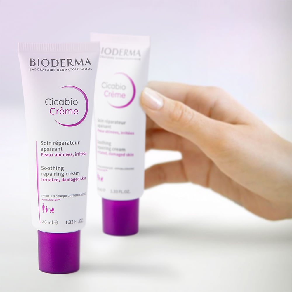 Hidratante Reparador Calmante Bioderma - Cicabio Crème+ 40ml 4