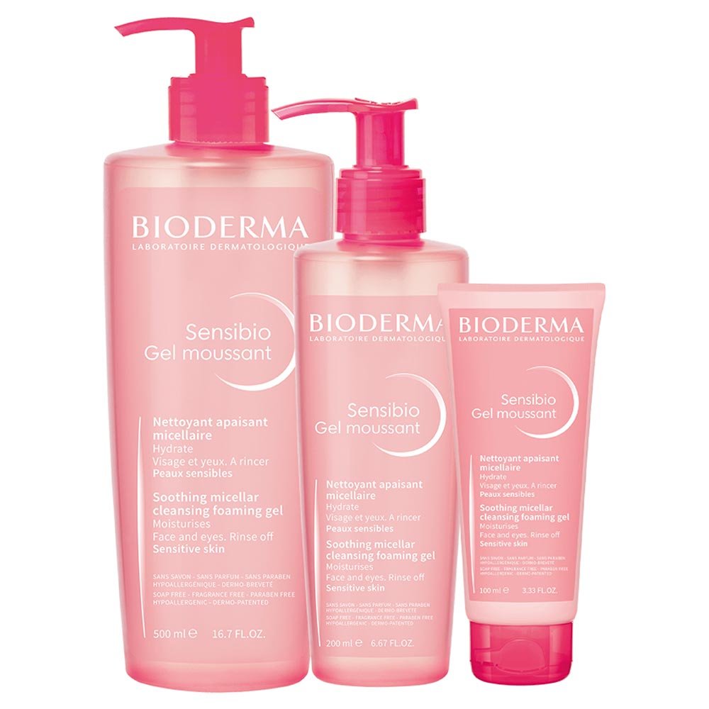 Gel de Limpeza Facial Micelar Calmante e Hidratante Bioderma - Sensibio Gel Moussant 500ml 3