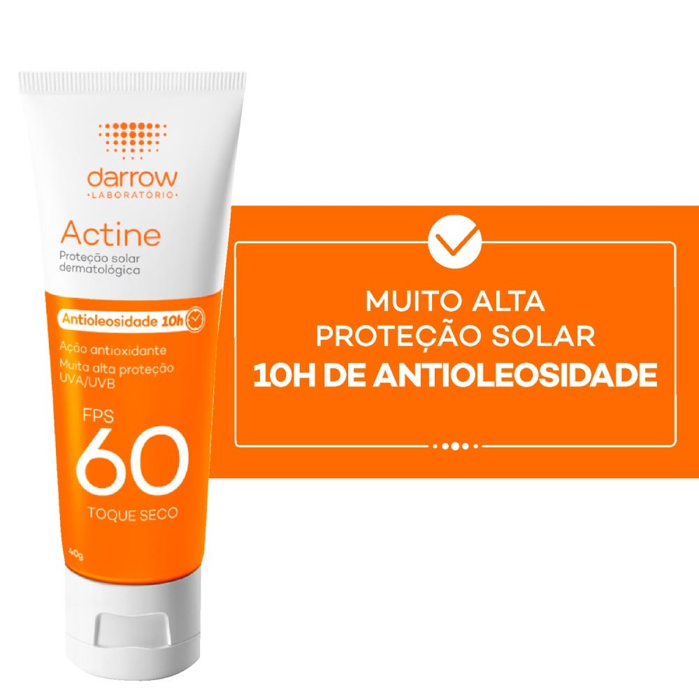 Protetor Solar Darrow Actine FPS 60 40g 6