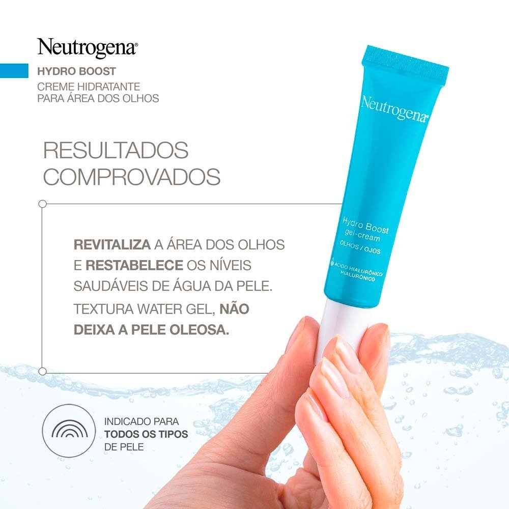 Gel Creme Hidratante para a área dos Olhos Hydro Boost Neutrogena 15g 6