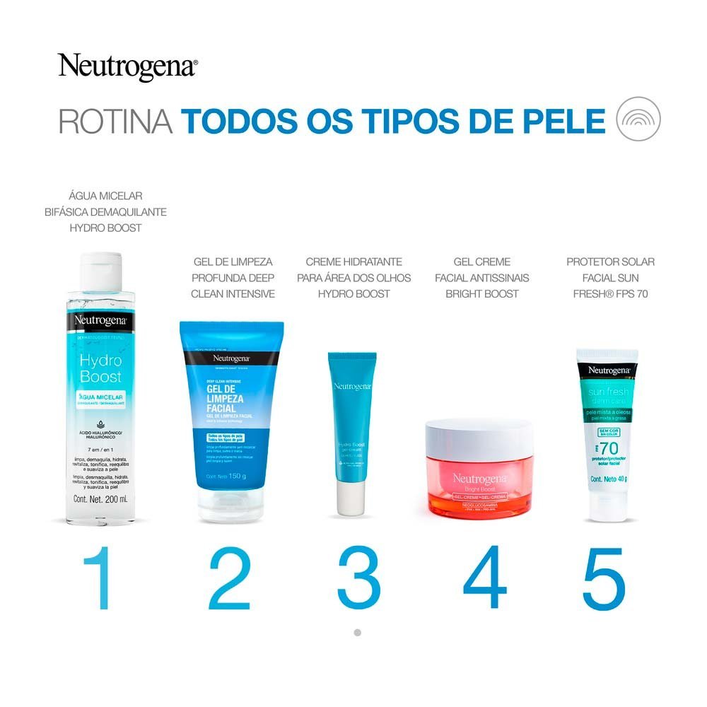 Gel Creme Hidratante para a área dos Olhos Hydro Boost Neutrogena 15g 7