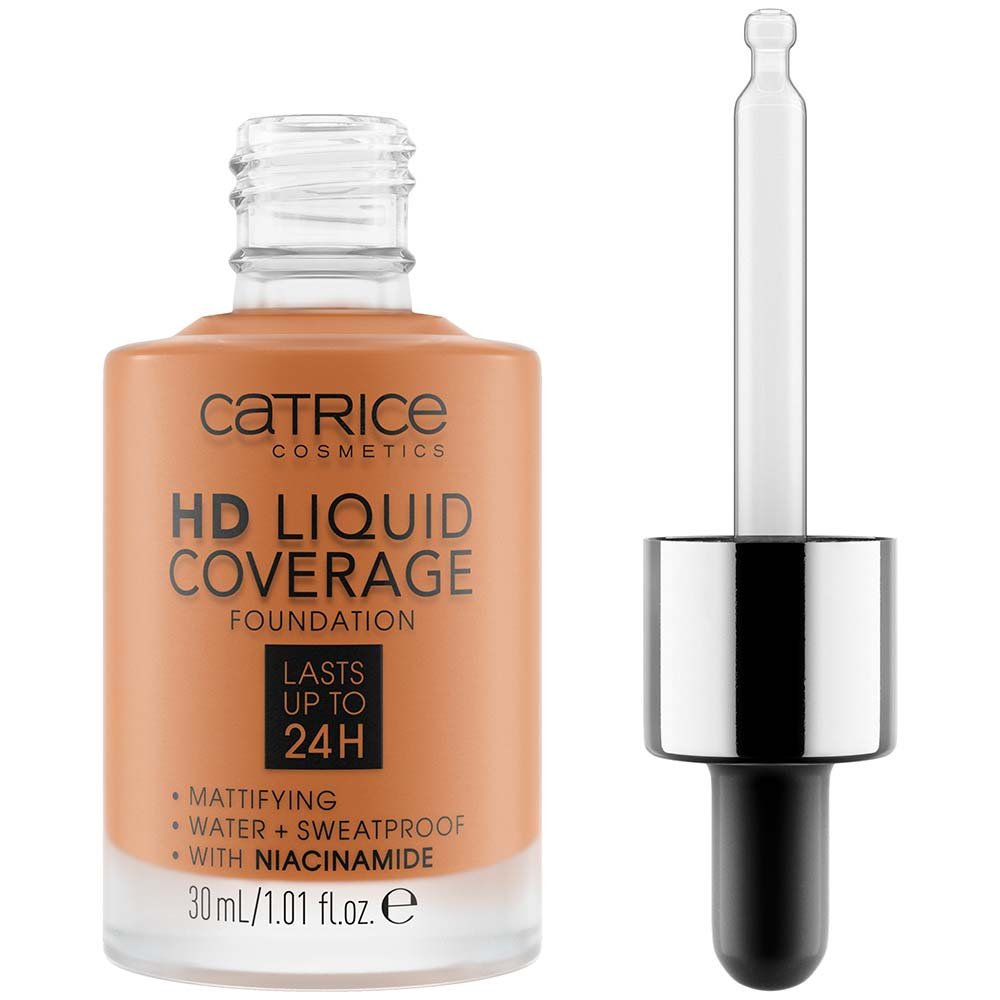 Base Líquida Catrice HD Liquid Coverage 080 Caramel Beige 4