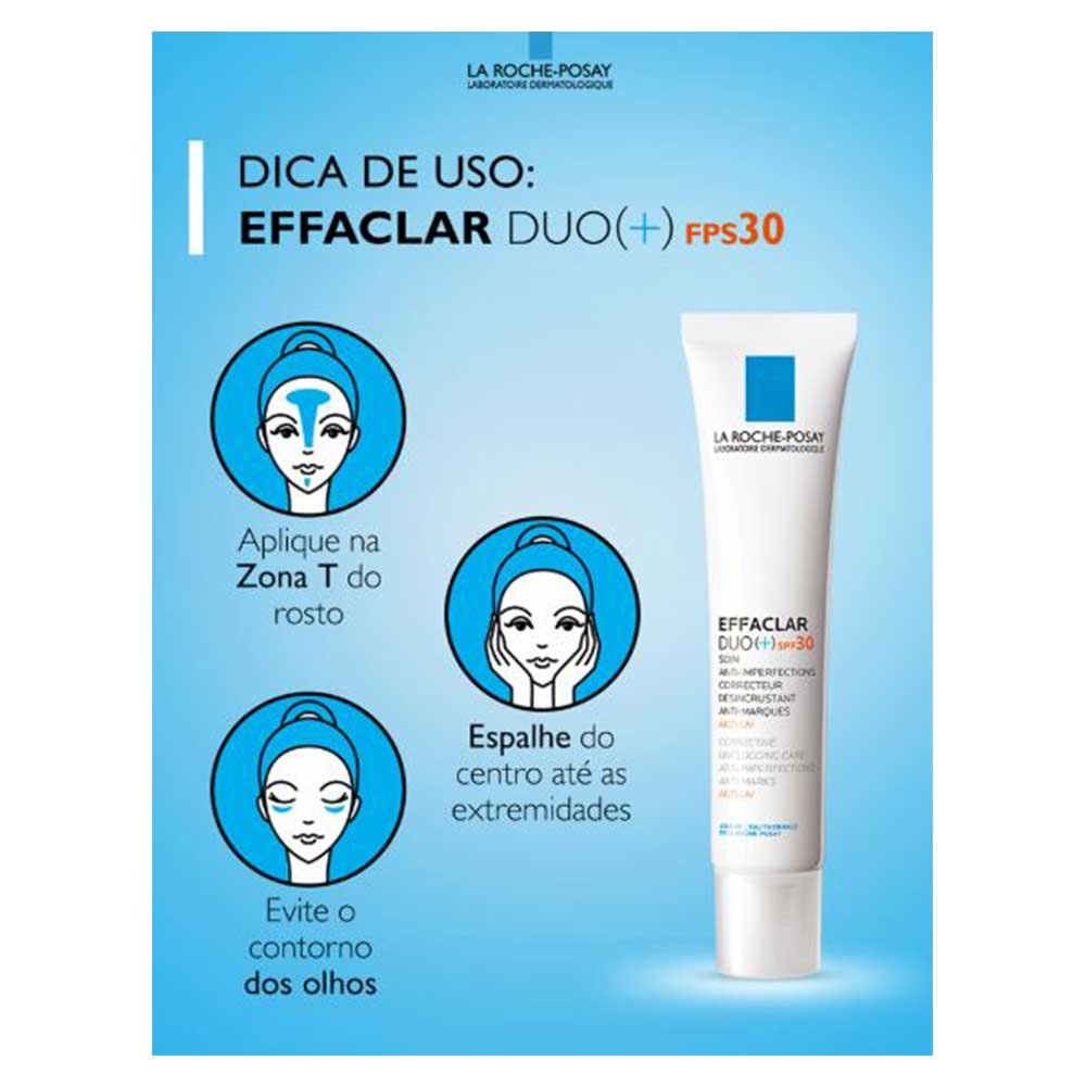 Anti-Imperfeições La Roche-Posay - Effaclar Duo (+) FPS30 40ml 4