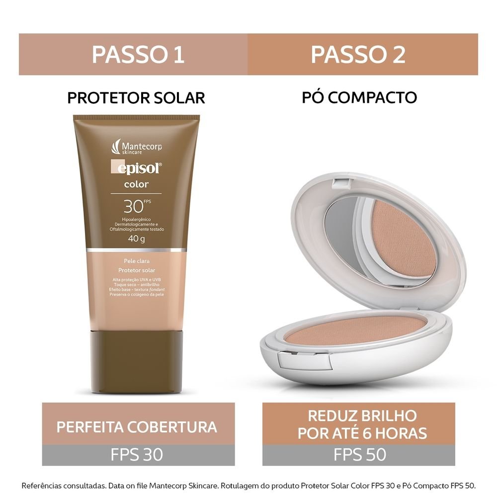 Protetor Solar Facial Episol  Color- Mantecorp Skincare Fps 30 Pele Clara 6