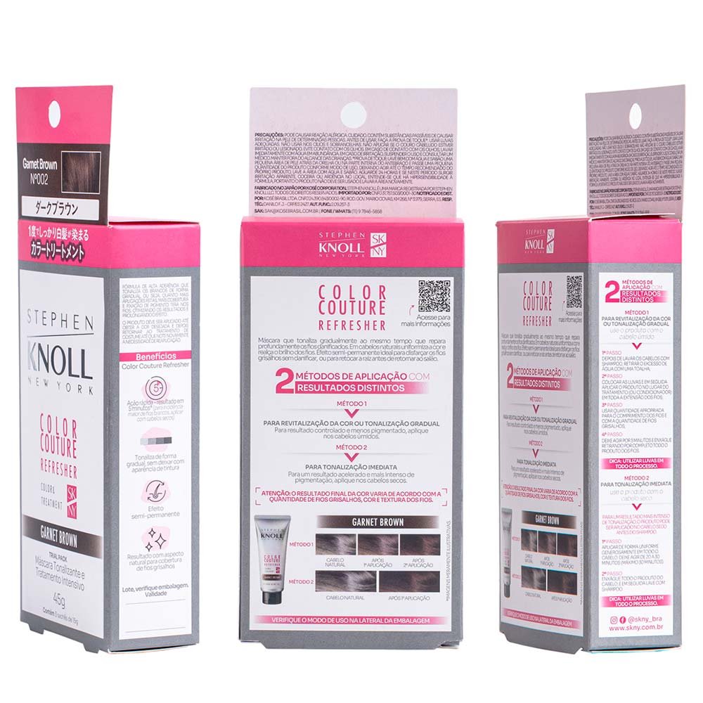 Stephen Knoll Color Couture Refresher Máscara Tonalizante 3x15g 02 Garnet 8