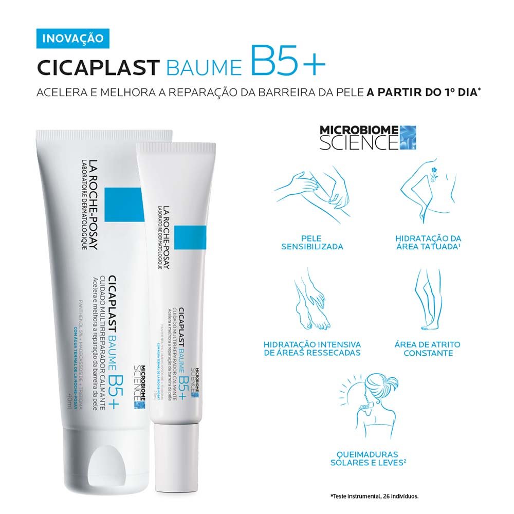 Cicaplast Baume La Roche-Posay B5 Plus - Hidratante 40ml 8