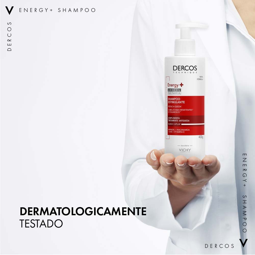 Vichy Dercos Energy+ Shampoo Estimulante 400ml 7