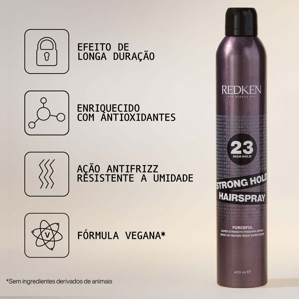 Strong Hold HairSpray - Spray Fixador Redken 400ml 2