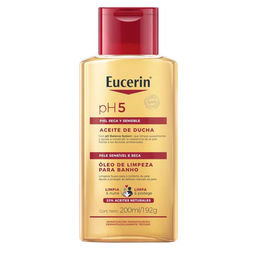 Óleo de Limpeza para Banho Eucerin pH5 200ml 1