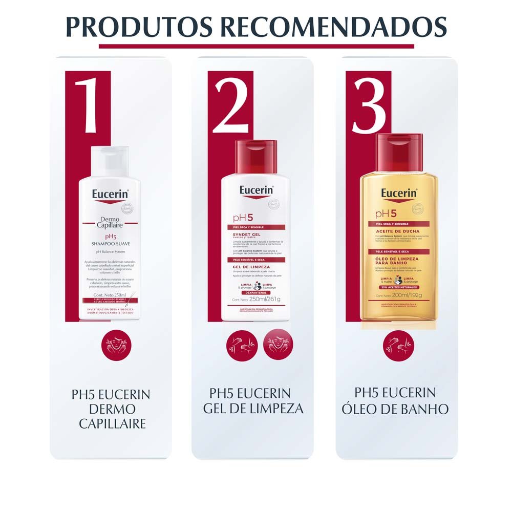 Óleo de Limpeza para Banho Eucerin pH5 200ml 7