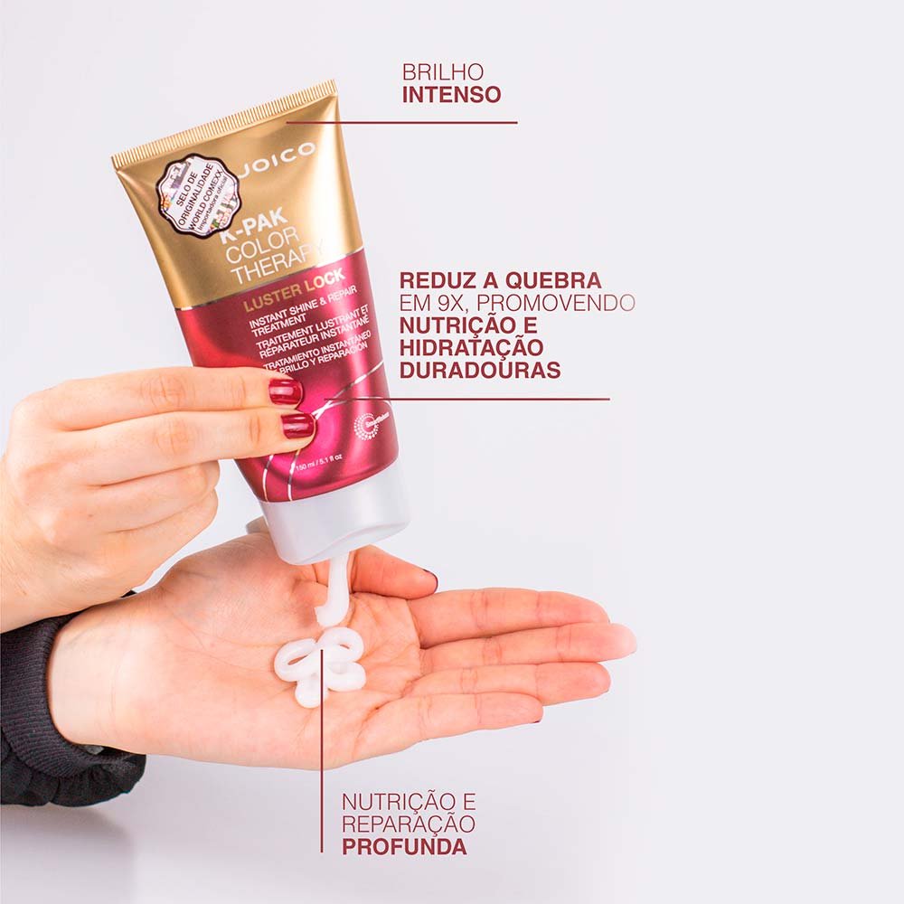 Joico K-Pak Color Therapy Luster Lock Instant Máscara de Tratamento 150ml 3