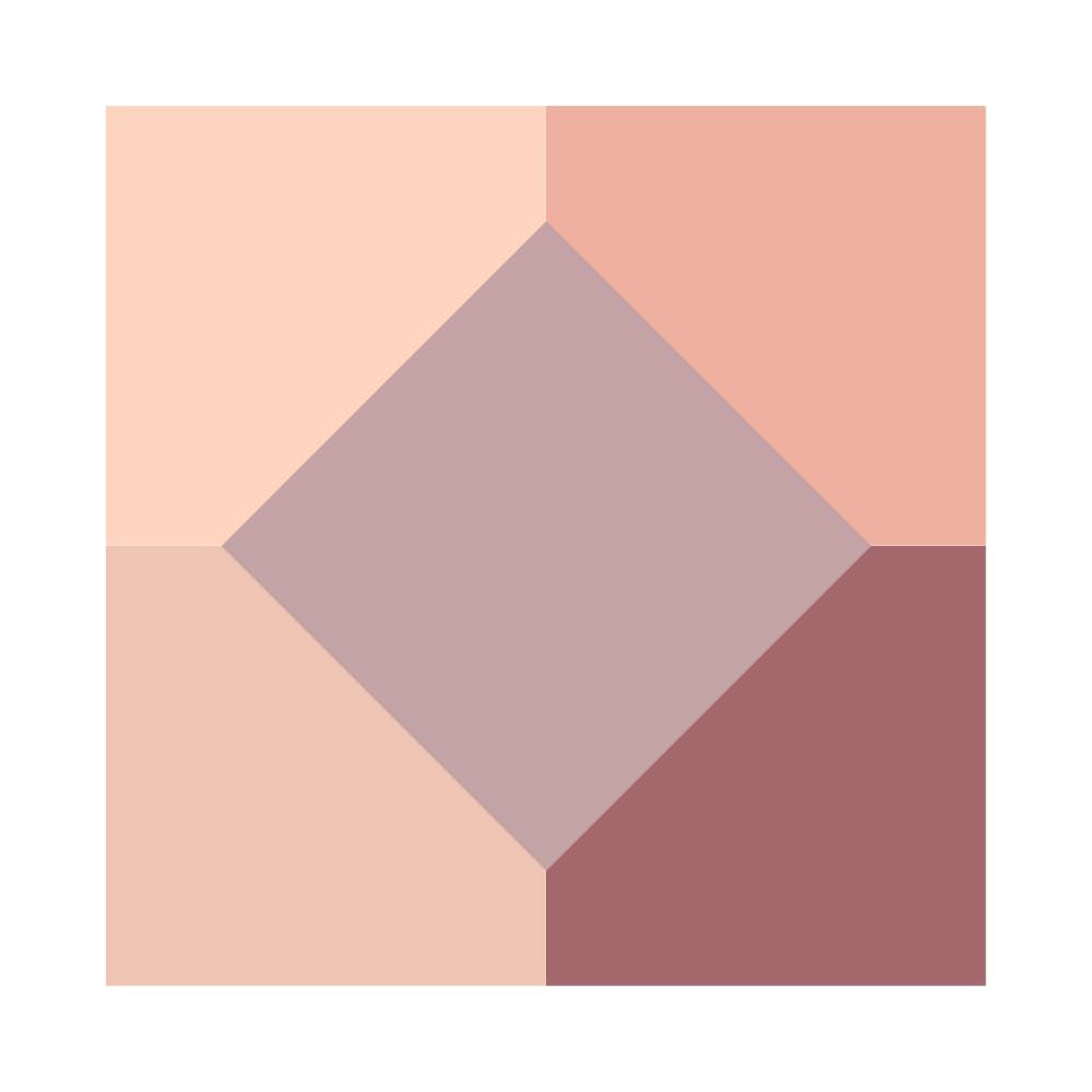 Paleta de Sombras Vult Essentials Rose Multicores 2