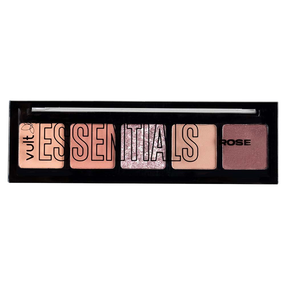 Paleta de Sombras Vult Essentials Rose Multicores 5