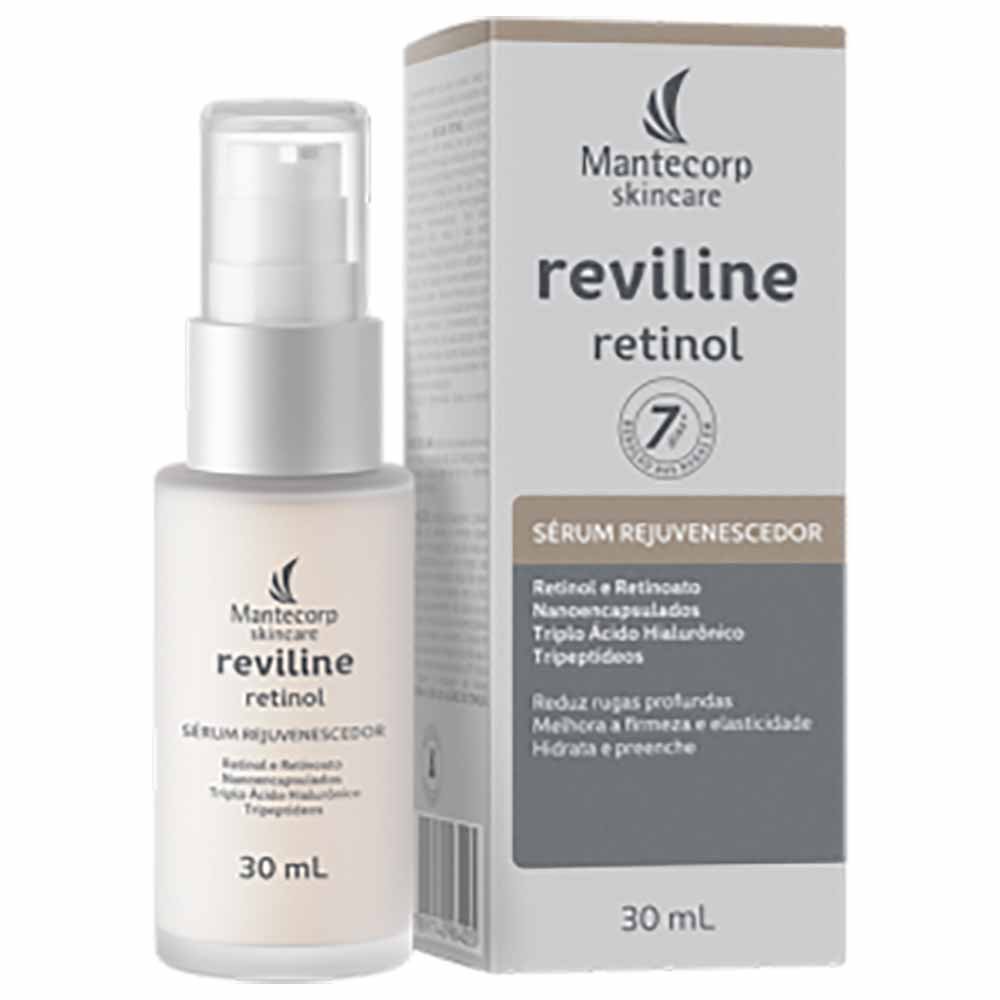 Rejuvenescedor Facial Mantecorp Skincare Reviline Retinol Sérum 30ml 3