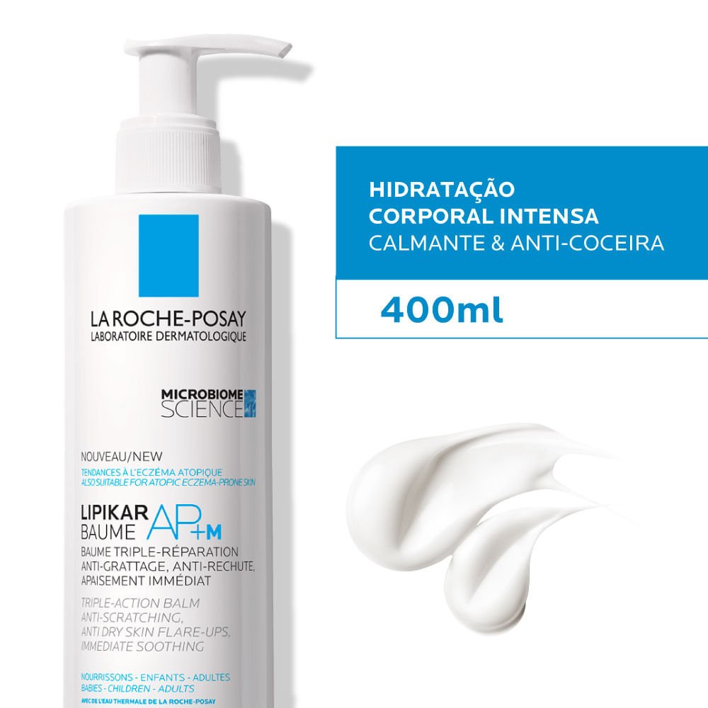 Creme Hidratante La Roche-Posay Lipkar Baume AP+M 400ml 2