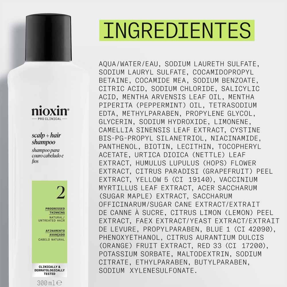 Shampoo Nioxin System 2 300ml 3