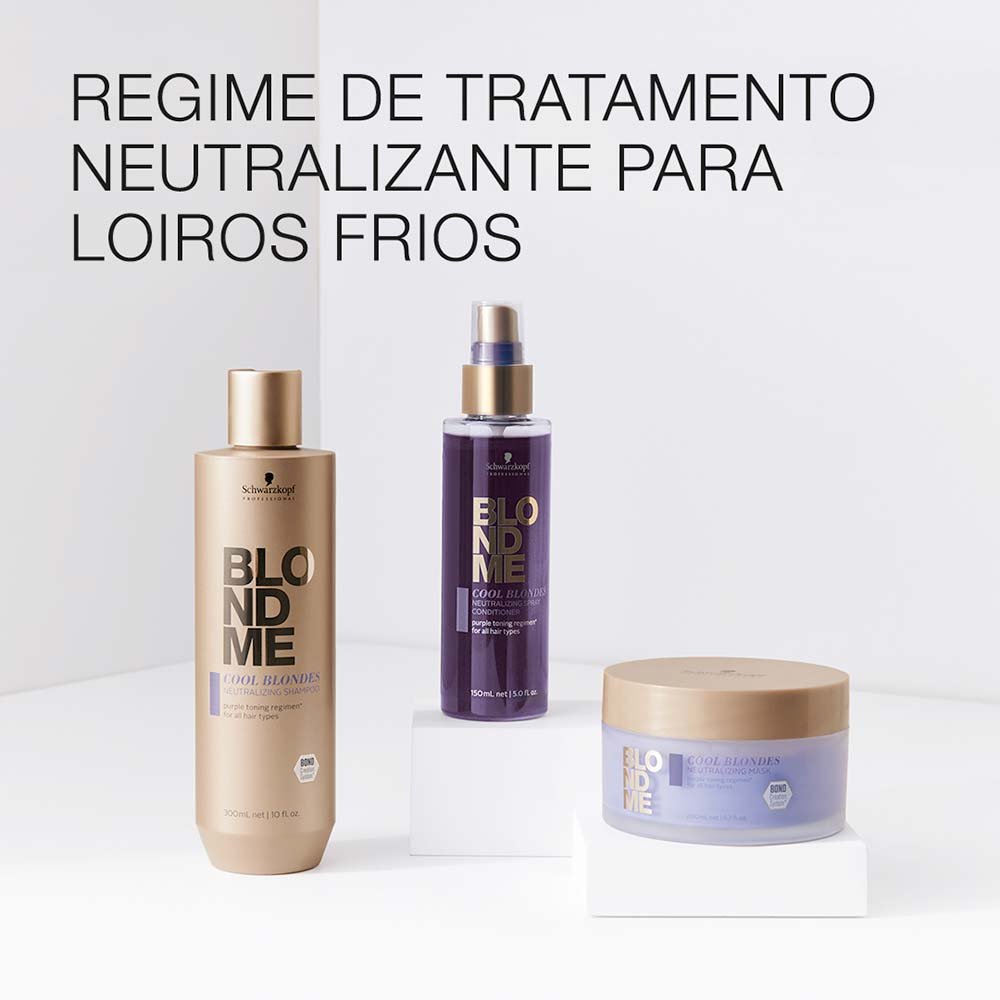 Schwarzkopf Professional BlondMe Cool Blondes Neutralizing Shampoo 300ml 2