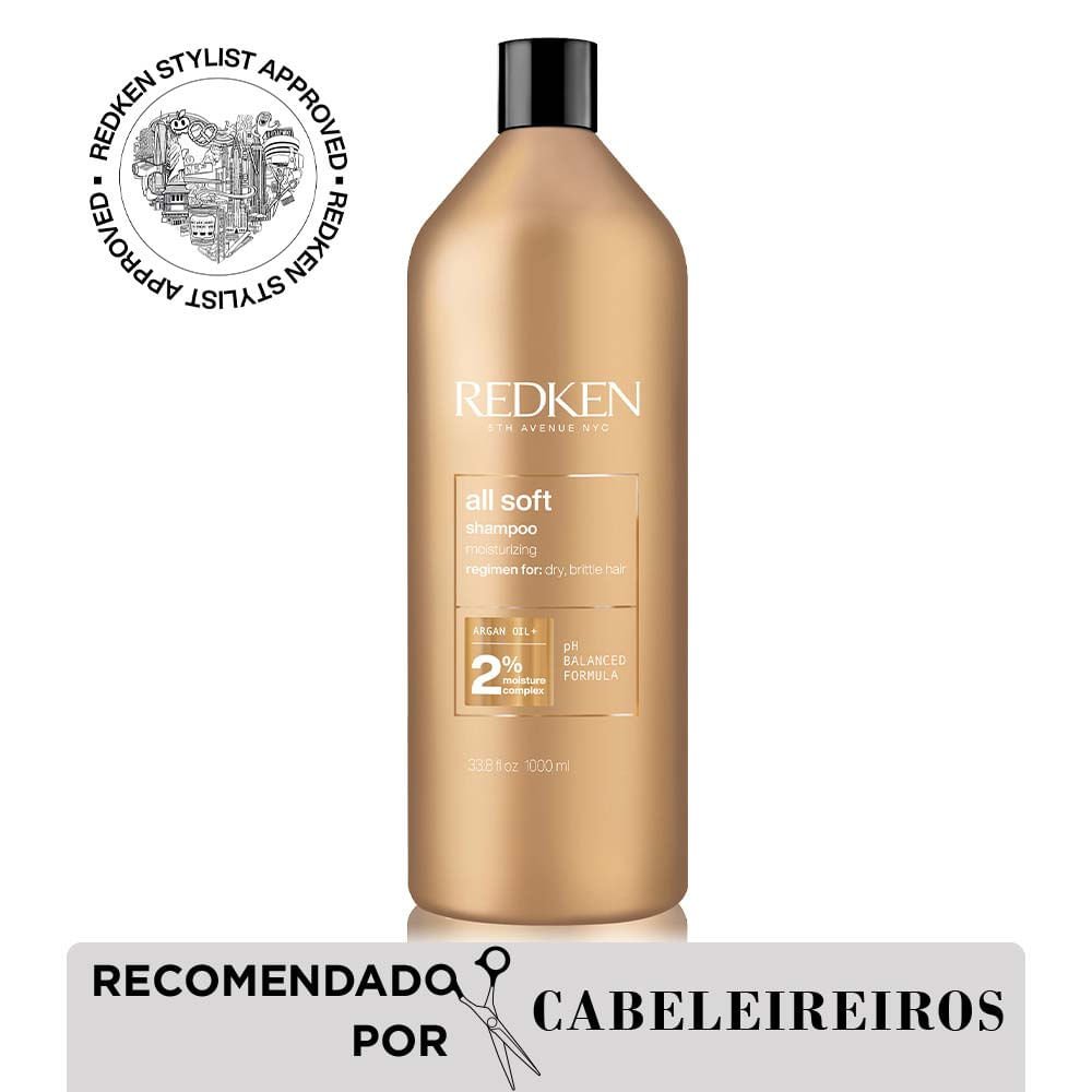 Redken All Soft - Shampoo Hidratante 1L 2