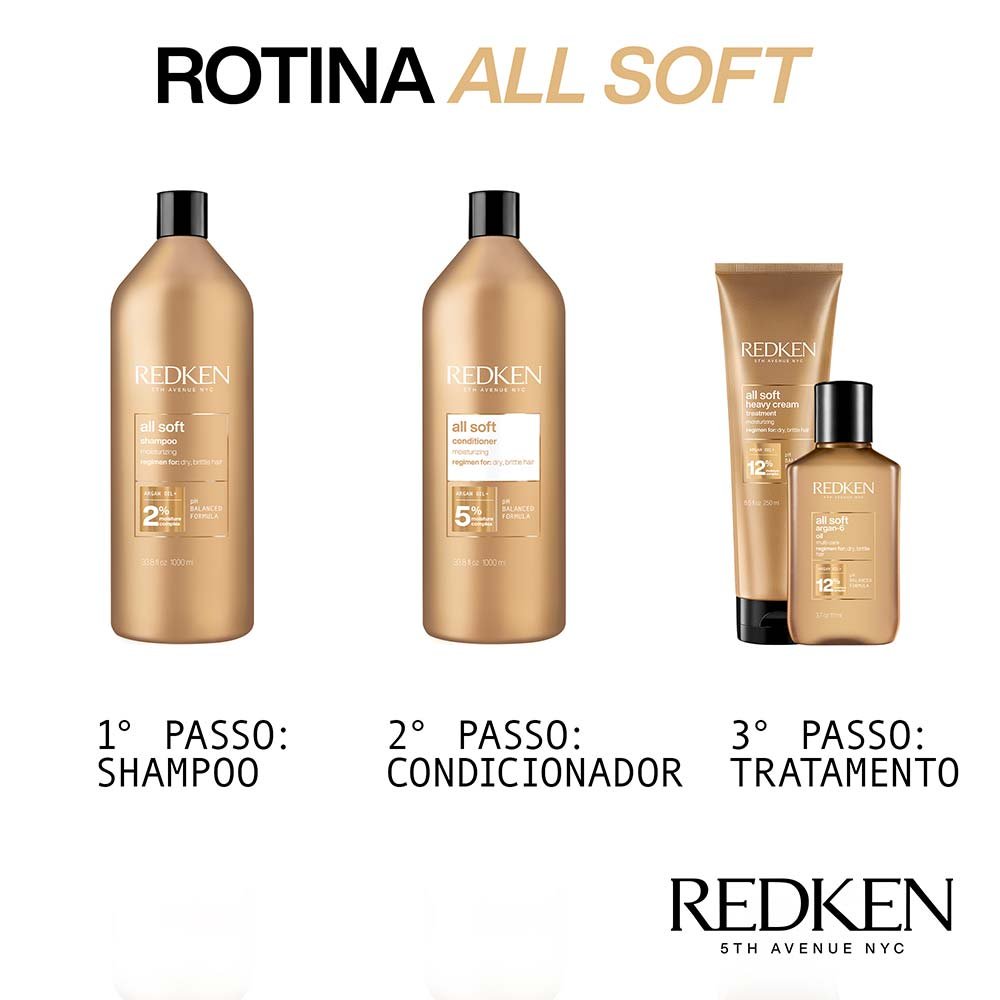 Redken All Soft - Shampoo Hidratante 1L 6