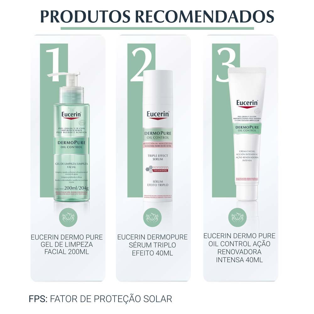 Sérum Efeito Triplo Eucerin – DermoPure Oil Control 40ml 8