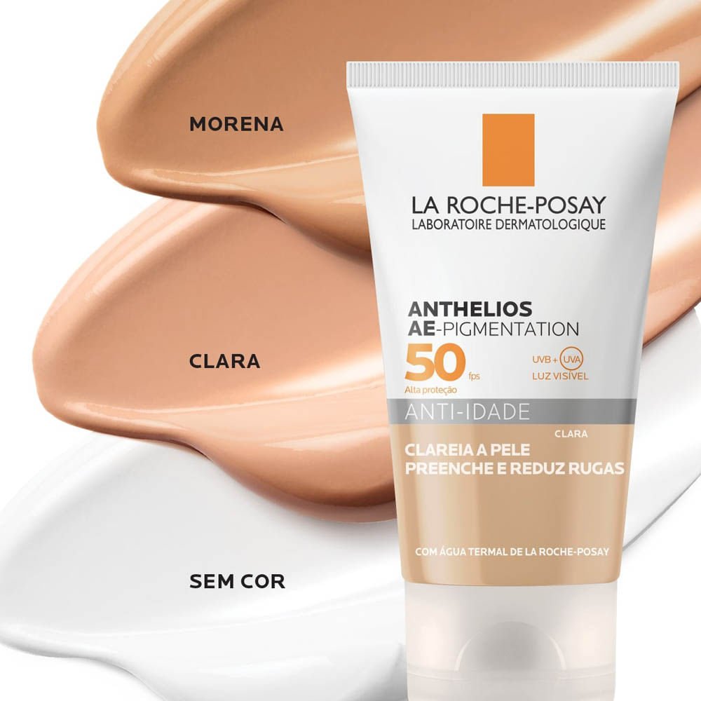 Protetor Solar anti-idade La Roche Posay - Anthelios Ae-Pigmentation FPS50 Clara 5