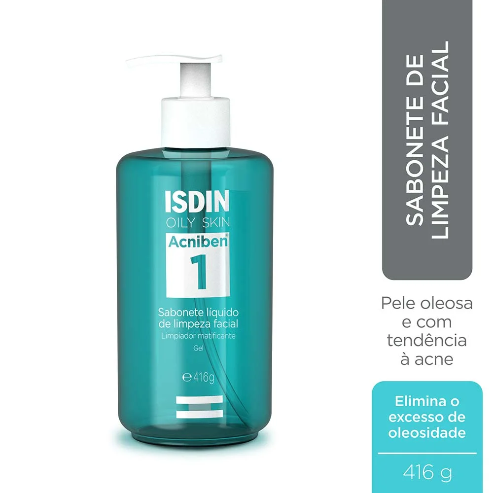 Sabonete Facial pele Oleosa ISDIN - Acniben 416g 2
