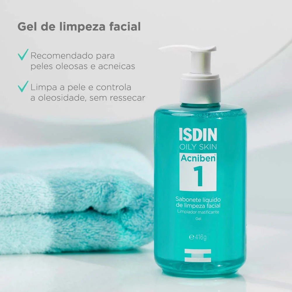 Sabonete Facial pele Oleosa ISDIN - Acniben 416g 5